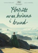 Porträtt av en kvinna i brand poster