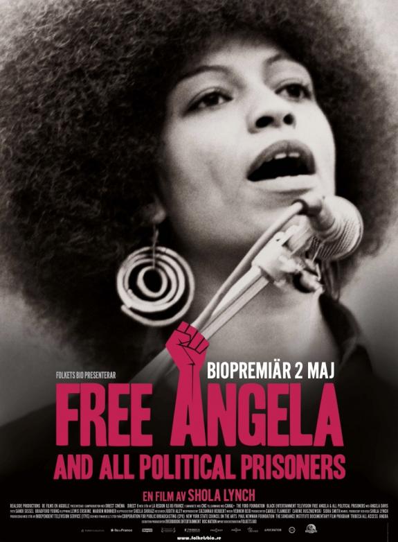 Free Angela & All Political Prisoners poster