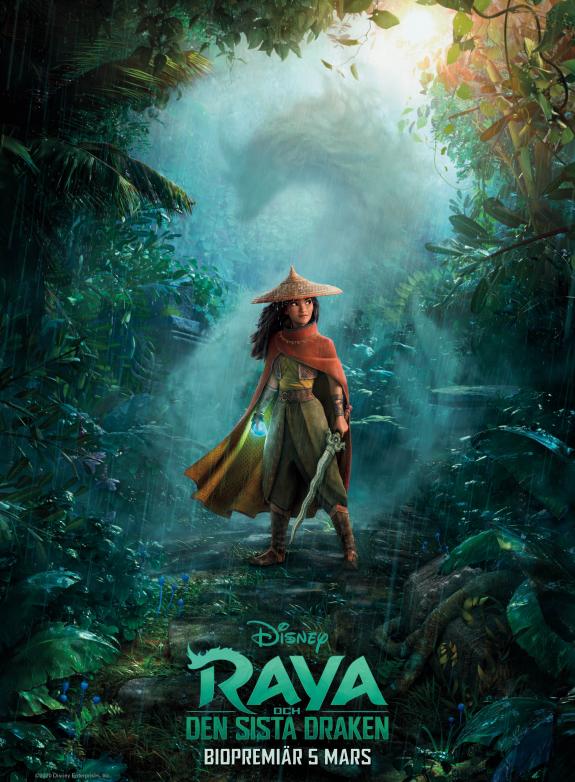 Raya och den sista draken (Sv. tal) poster