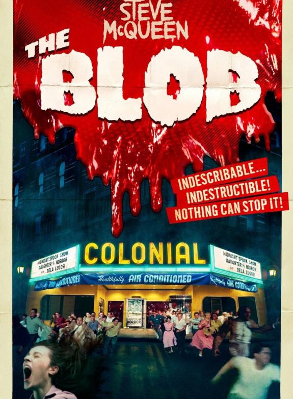 The Blob - Faran från skyn poster