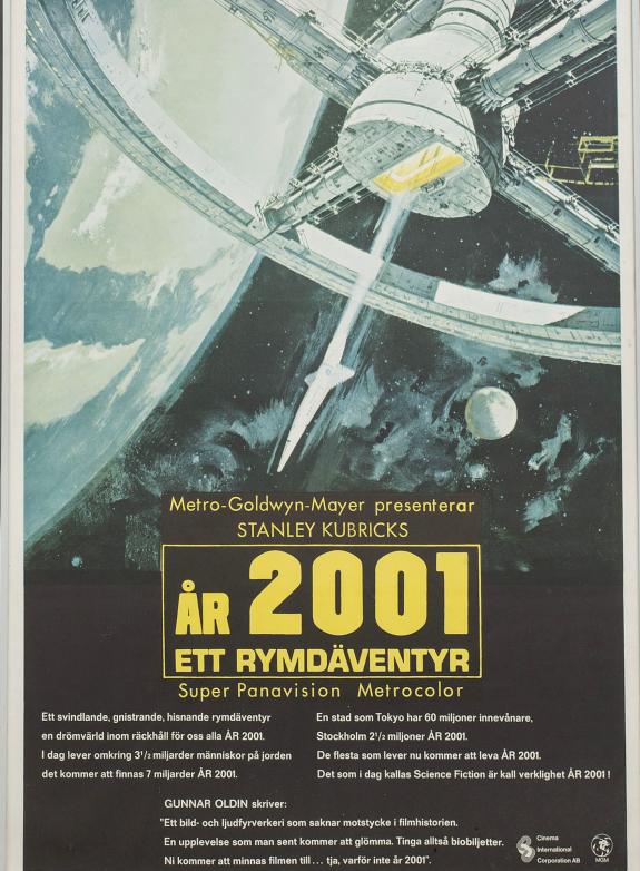År 2001 - Ett rymdäventyr poster