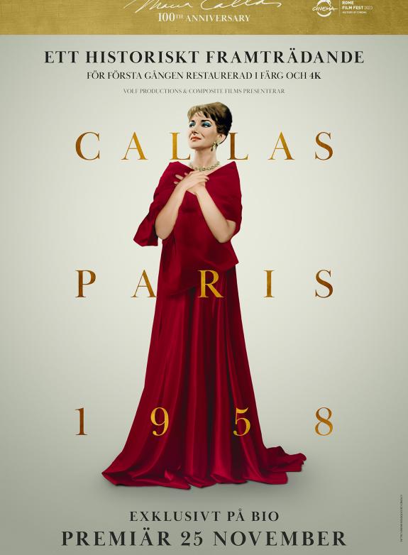 Callas – Paris, 1958 poster
