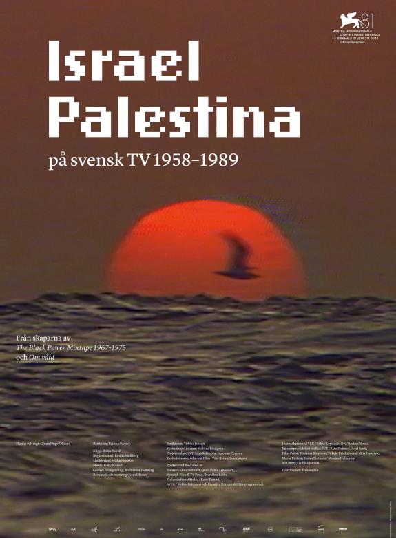 Israel Palestina på svensk TV 1958-1989 poster