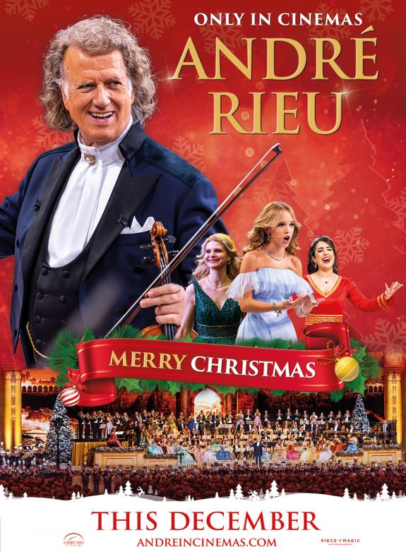 André Rieu's 2025 Christmas Concert: Merry Christmas poster