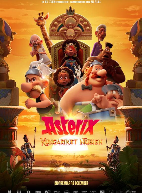 Asterix: Kungariket Nubien poster