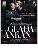 Glada änkan poster