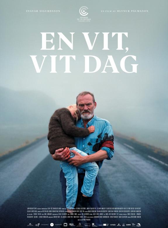 En vit, vit dag poster