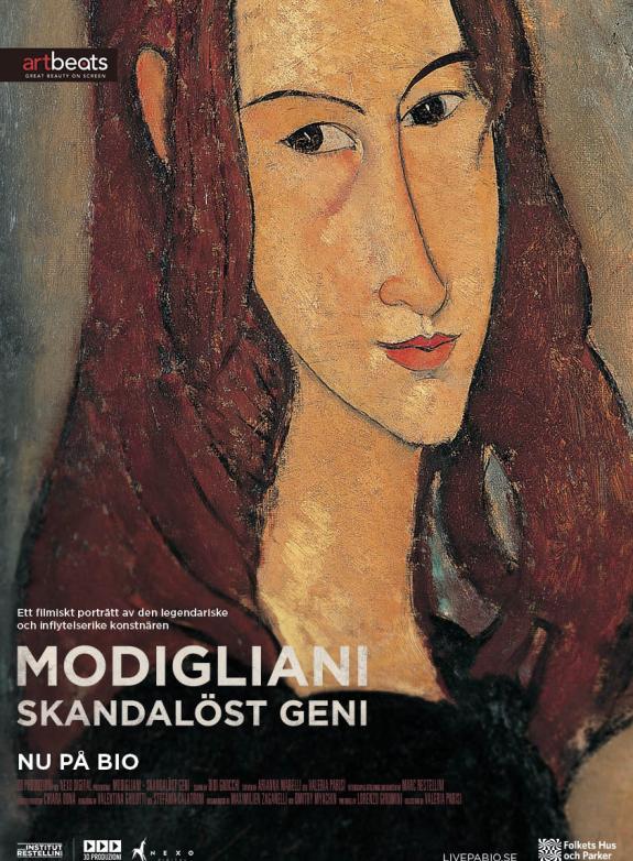 Modigliani - skandalöst geni poster