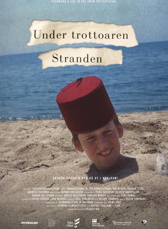 Under trottoaren - Stranden poster