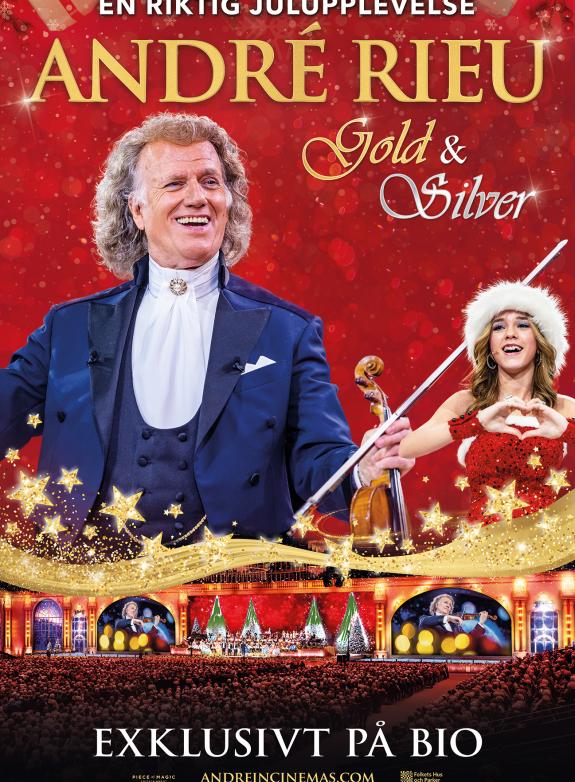 André Rieu’s 2024 Christmas Concert: Gold and Silver poster
