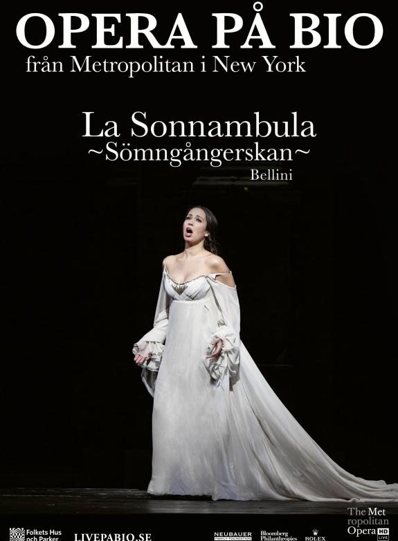 La Sonnambula (Sömngångerskan) poster