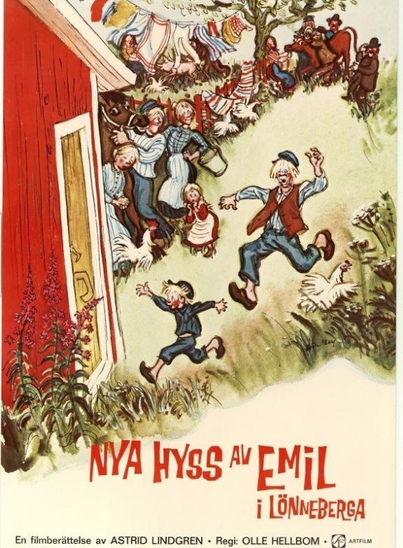 Nya hyss av Emil i Lönneberga poster