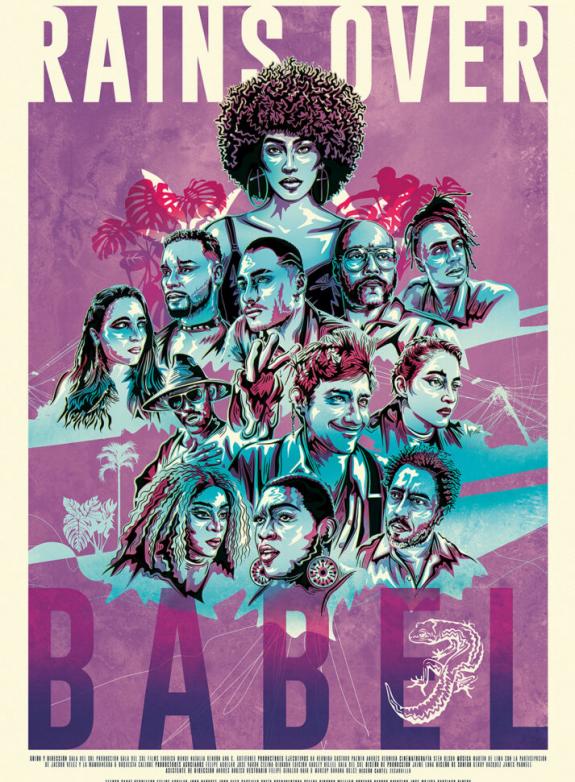 Regn över Babel poster