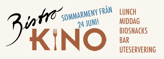Bistro uteservering sommarmeny
